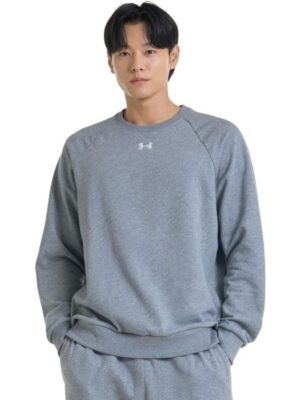 Under Armour Mikina UA Rival Fleece Crew Grey  SS