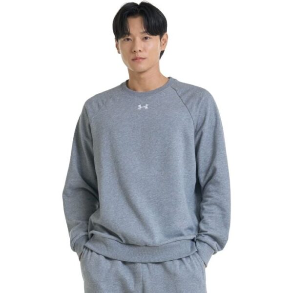 Under Armour Mikina UA Rival Fleece Crew Grey  SS