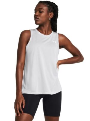 Under Armour Dámske tielko Tech Tank Twist Grey  SS