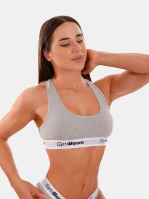 GymBeam Podprsenka Bralette Grey  XXLXXL