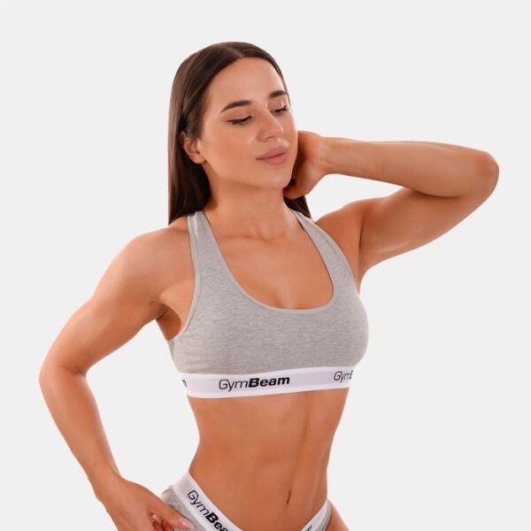 GymBeam Podprsenka Bralette Grey  XXLXXL