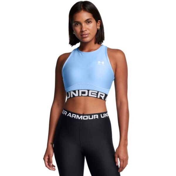 Under Armour Dámsky top HeatGear Rib Tank Blue  XSXS