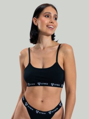 STRIX Podprsenka String Bralette Black  XSXS