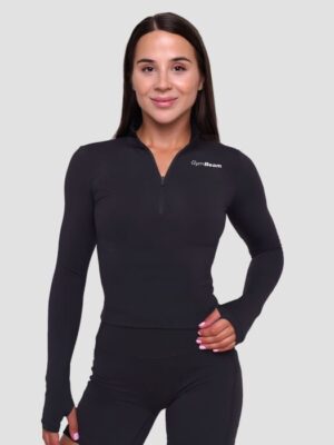 GymBeam Dámsky športový top Ignite Black  XXLXXL