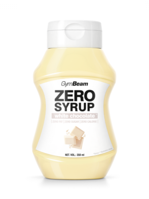 ZERO SIRUP biela čokoláda - GymBeam 6 x 350 ml