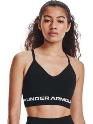 Under Armour Podprsenka Seamless Low Long Black  MM