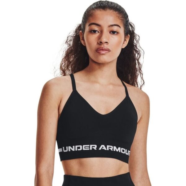 Under Armour Podprsenka Seamless Low Long Black  MM