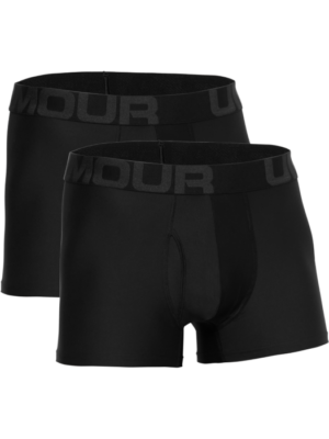 Under Armour Boxerky UA Tech 3in 2 Pack Black  SS