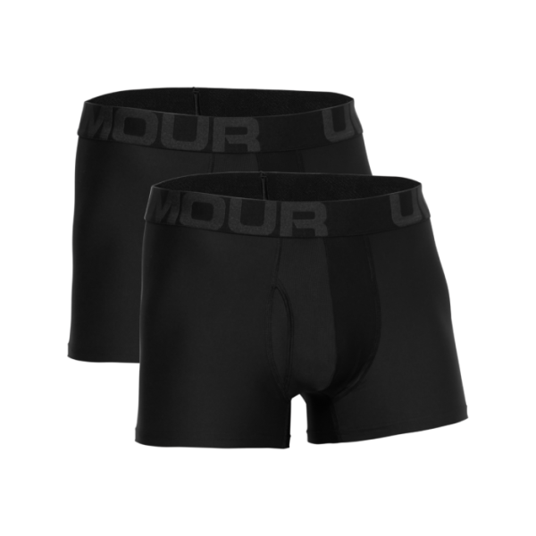 Under Armour Boxerky UA Tech 3in 2 Pack Black  SS