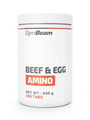 GymBeam Beef&Egg 500 tab. bez príchute