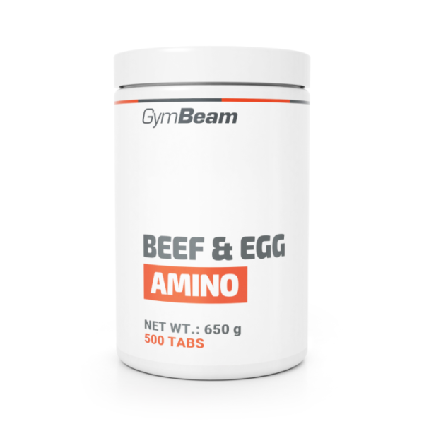 GymBeam Beef&Egg 500 tab. bez príchute