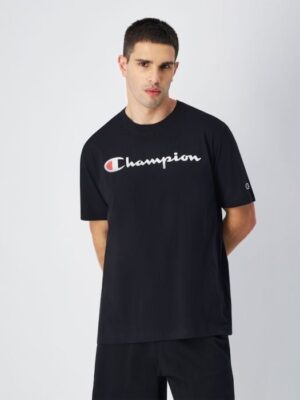 Champion Tričko Big Logo Jersey Black  XLXL