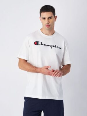 Champion Tričko Big Logo Jersey White  MM