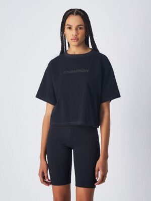 Champion Dámske tričko Cropped Black  XSXS