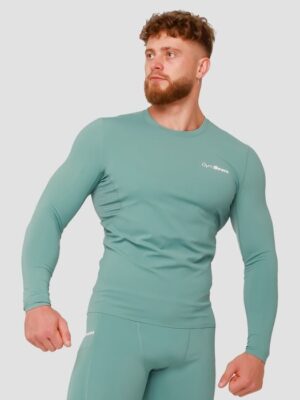 GymBeam Kompresné tričko s dlhým rukávom High Blue  XXL