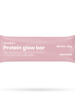 BeastPink Proteínová tyčinka GlowBar 25 x 40 g jahoda