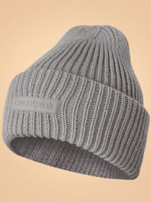 BeastPink Zimná čiapka Beanie Grey