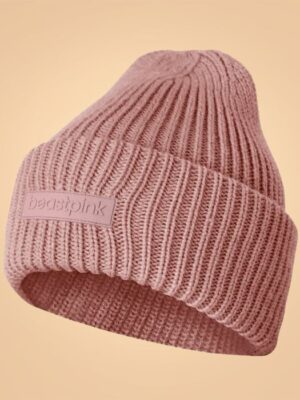 BeastPink Zimná čiapka Beanie Peach