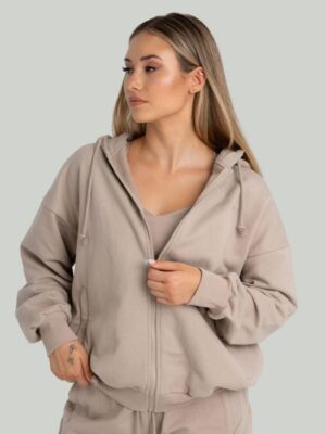 STRIX Dámska mikina Zip Taupe  XL