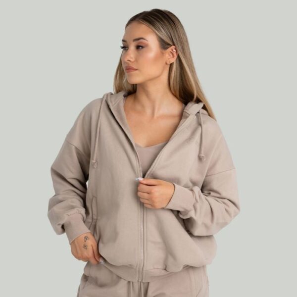 STRIX Dámska mikina Zip Taupe  XL